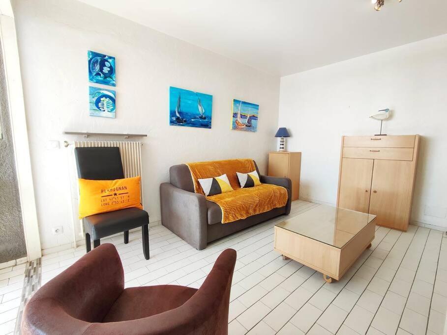 Magnifique Vue Mer Avec Une Chambre - Nouria 55 - Canet-en-Roussillon Kültér fotó